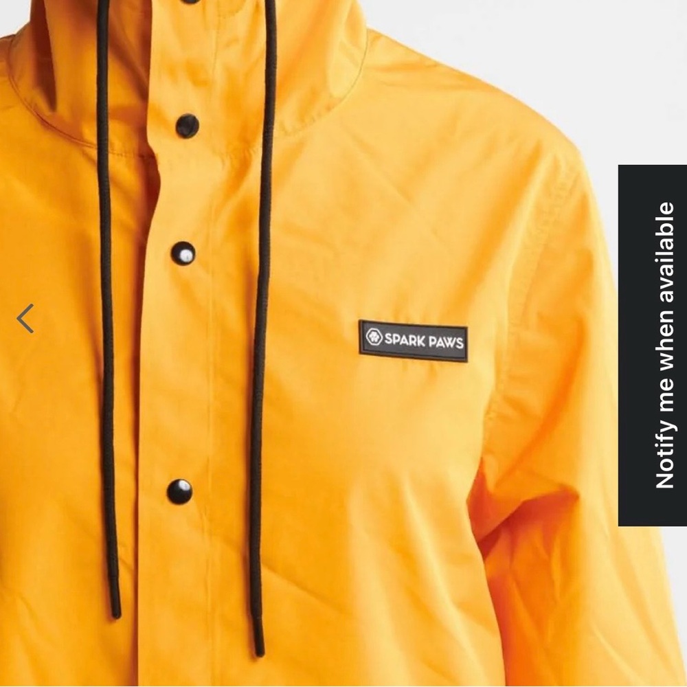 Spark Paws Unisex Raincoat XL
